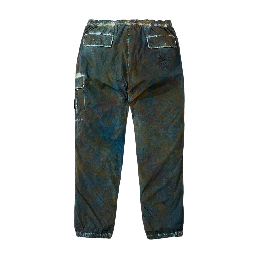 Details on Supreme Stone Island Painted Camo Nylon Cargo Pant  from fall winter
                                                    2020 (Price is $348)