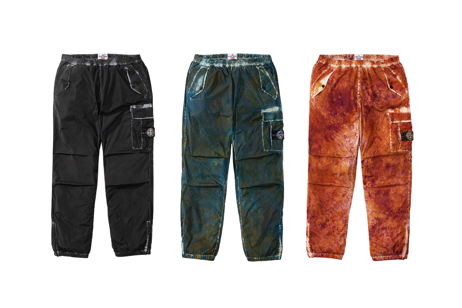 Stone Island Painted Camo Nylon Cargo Pant - fall winter 2020