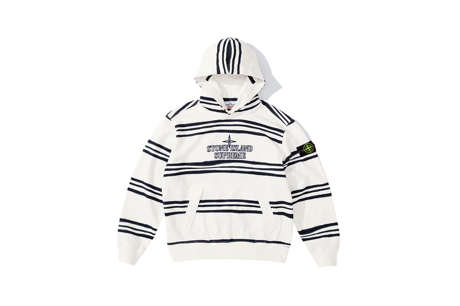 Stone Island Warp Stripe Hooded Sweatshirt - fall winter 2020