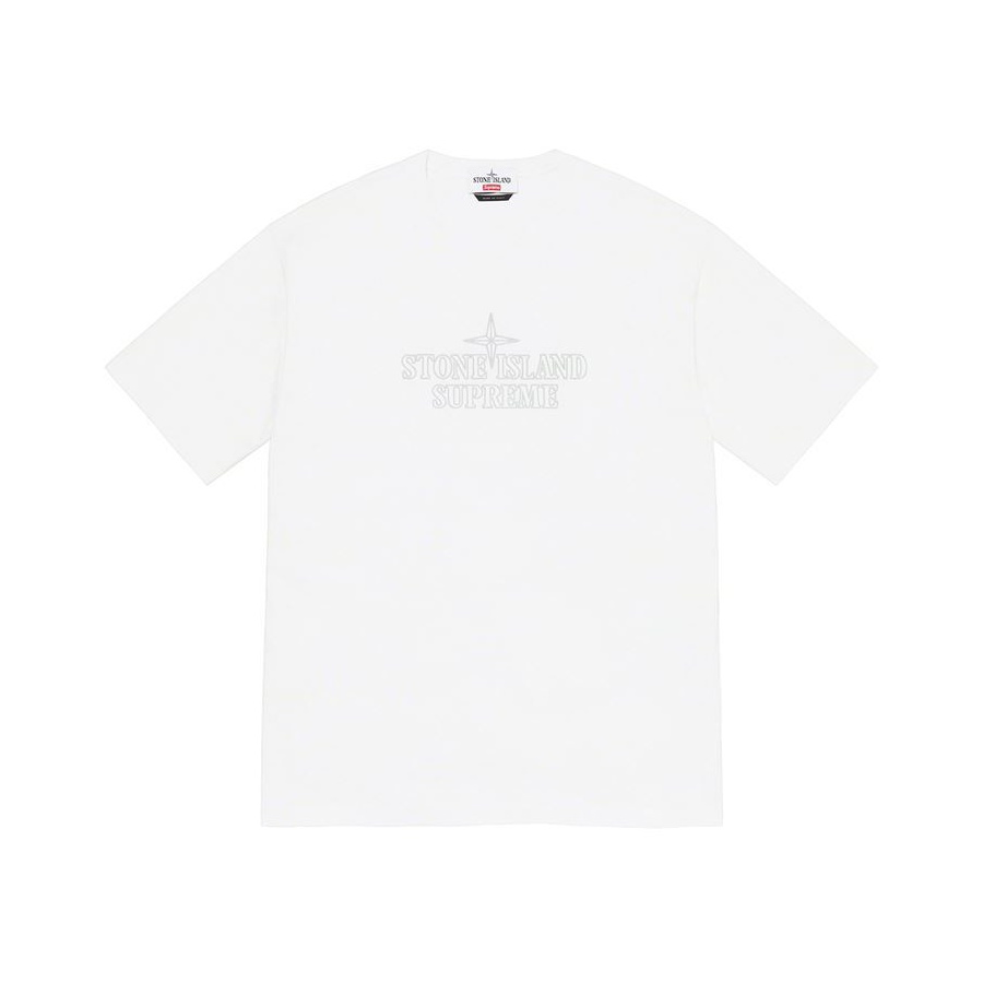Details on Supreme Stone Island Embroidered Logo S S Top dddd from fall winter 2020 (Price is $148)