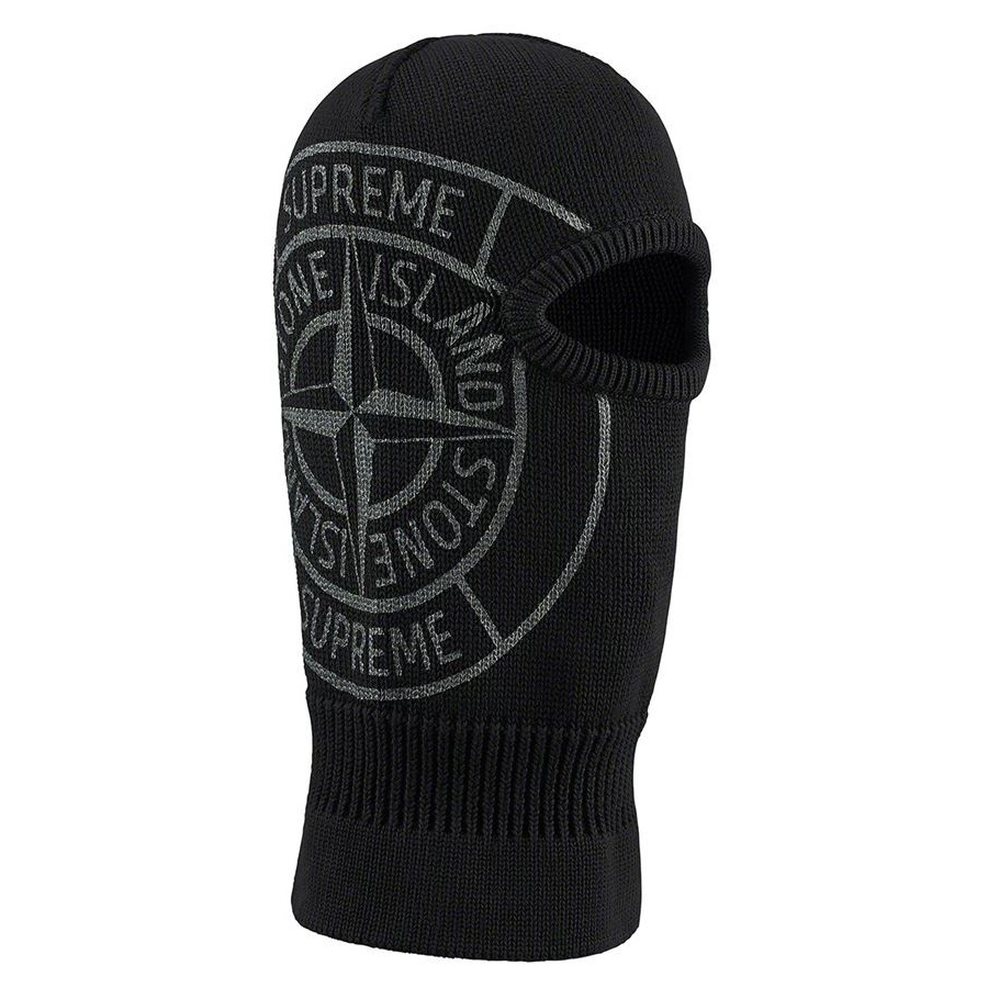 Details on Supreme Stone Island Glow Knit Balaclava eqeqe from fall winter
                                                    2020 (Price is $198)