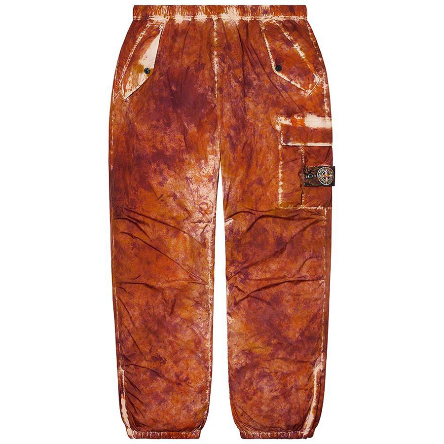 Details on Supreme Stone Island Painted Camo Nylon Cargo Pant adsadasd from fall winter
                                                    2020 (Price is $348)