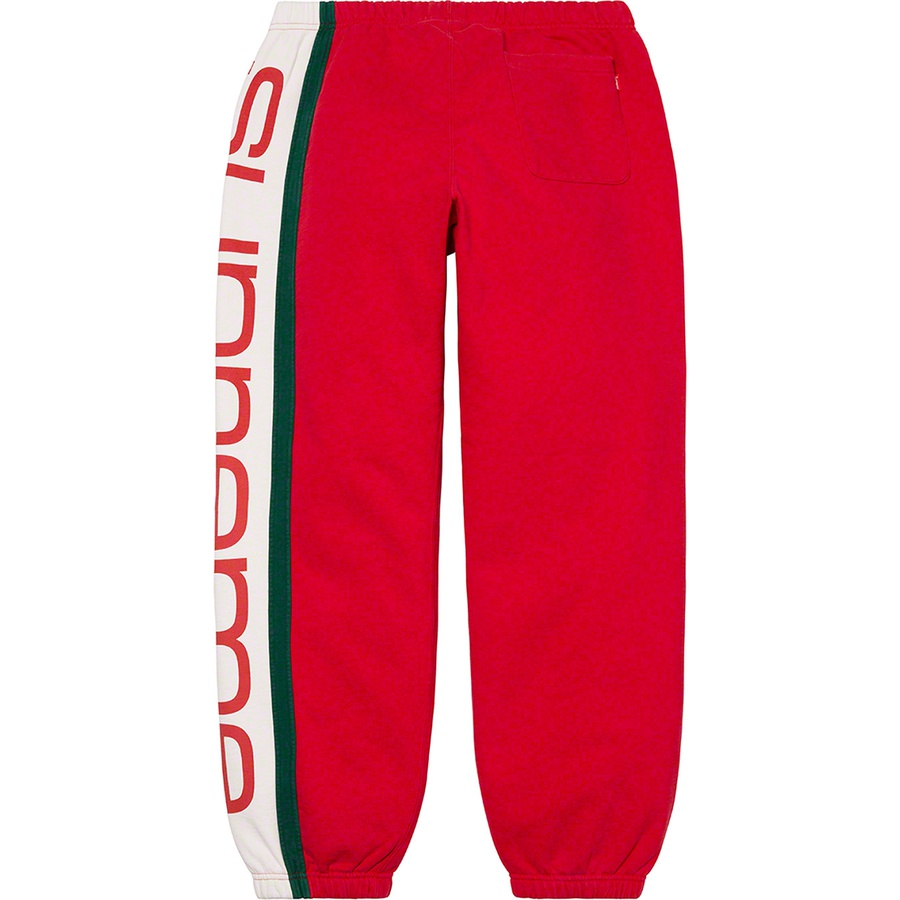 Details on Big Logo Paneled Sweatpant Red from fall winter
                                                    2020 (Price is $148)