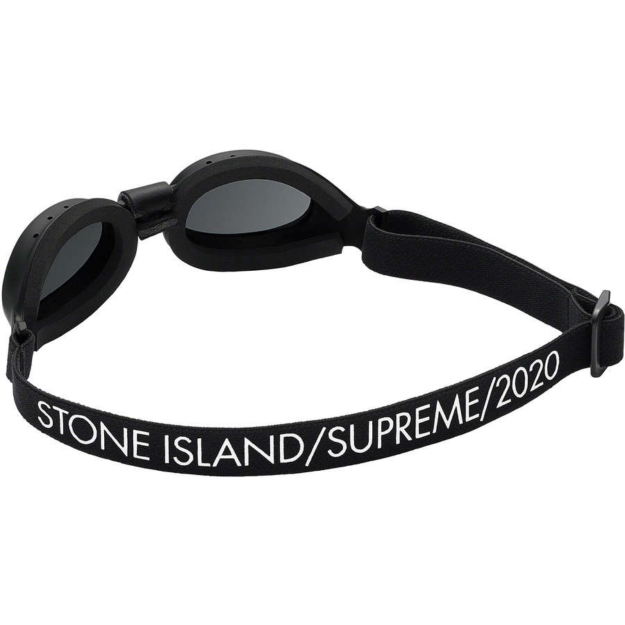 Details on Supreme Stone Island Baruffaldi Rek Goggles Black from fall winter
                                                    2020 (Price is $78)
