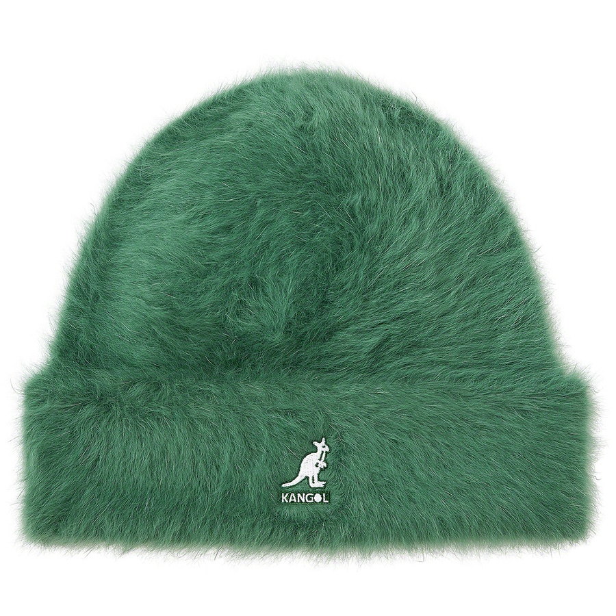 Details on Supreme Kangol Furgora Beanie Dark Green from fall winter
                                                    2020 (Price is $68)