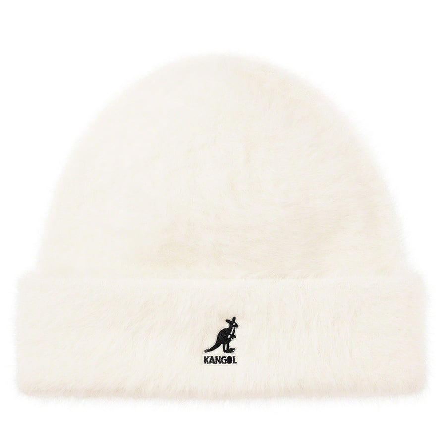 Details on Supreme Kangol Furgora Beanie White from fall winter
                                                    2020 (Price is $68)