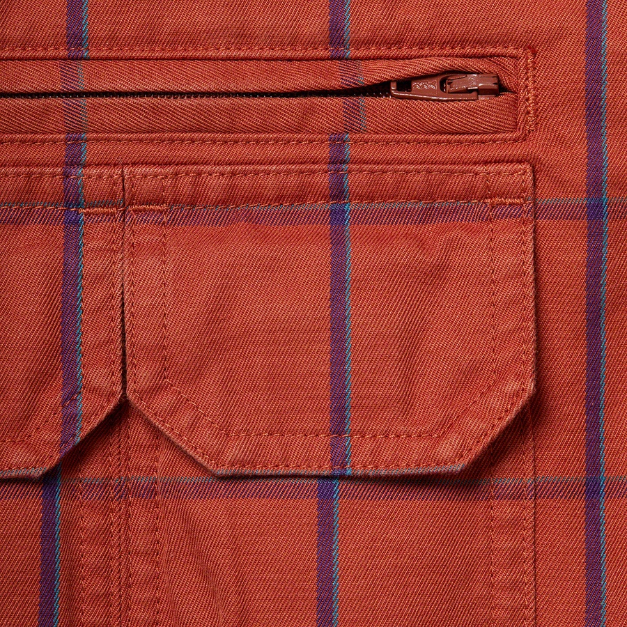 Details on Twill Multi Pocket Shirt Copper Plaid from fall winter
                                                    2020 (Price is $138)