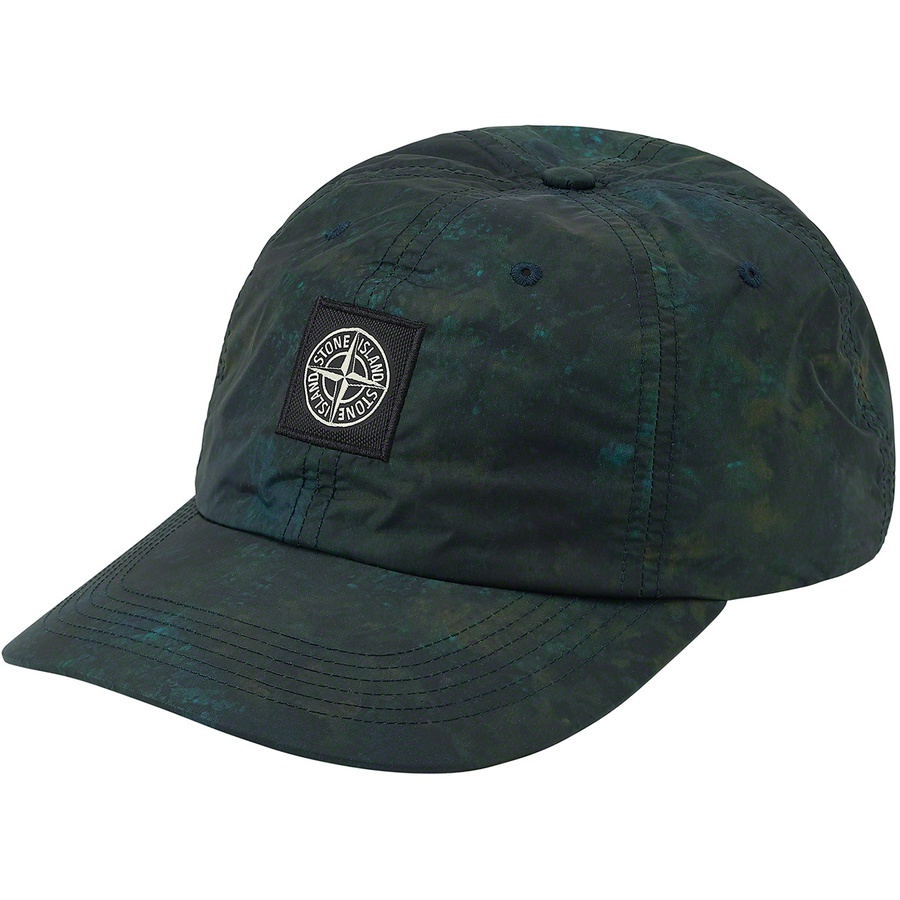 Details on Supreme Stone Island Nylon 6-Panel Dark Teal from fall winter
                                                    2020 (Price is $66)