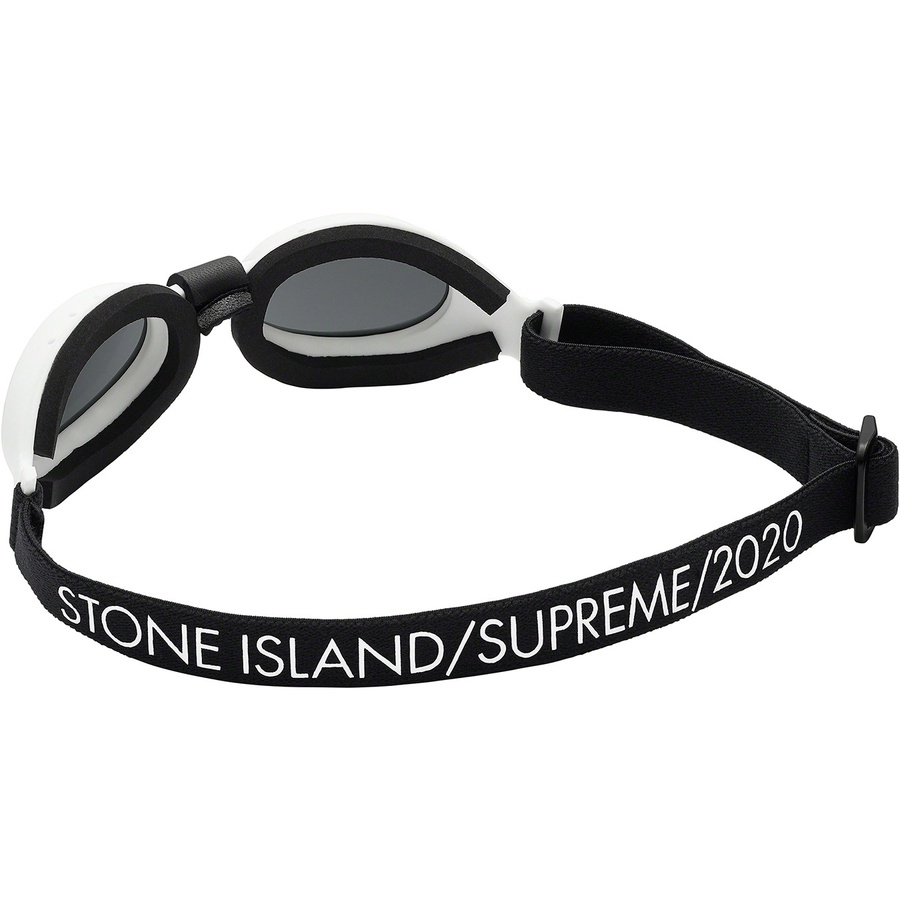 Details on Supreme Stone Island Baruffaldi Rek Goggles Glow-in-the-Dark from fall winter
                                                    2020 (Price is $78)
