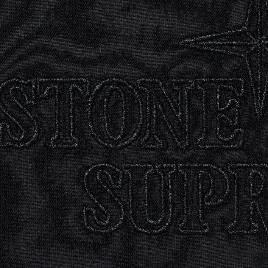 Details on Supreme Stone Island Embroidered Logo S S Top Black from fall winter
                                                    2020 (Price is $148)