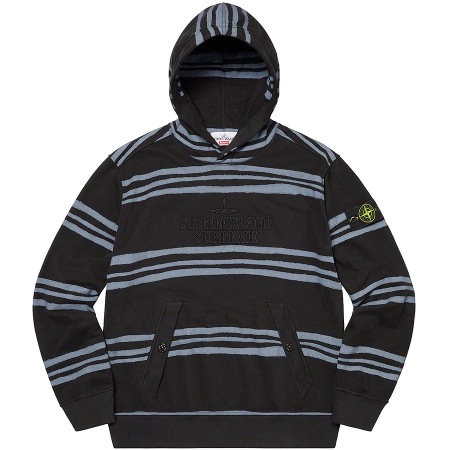 Stone Island Warp Stripe Hooded Sweatshirt - fall winter 2020 - Supreme