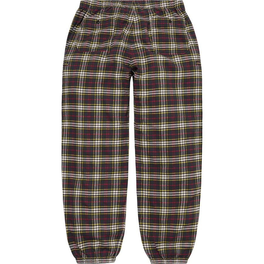 Details on Tartan Flannel Skate Pant Black from fall winter
                                                    2020 (Price is $128)