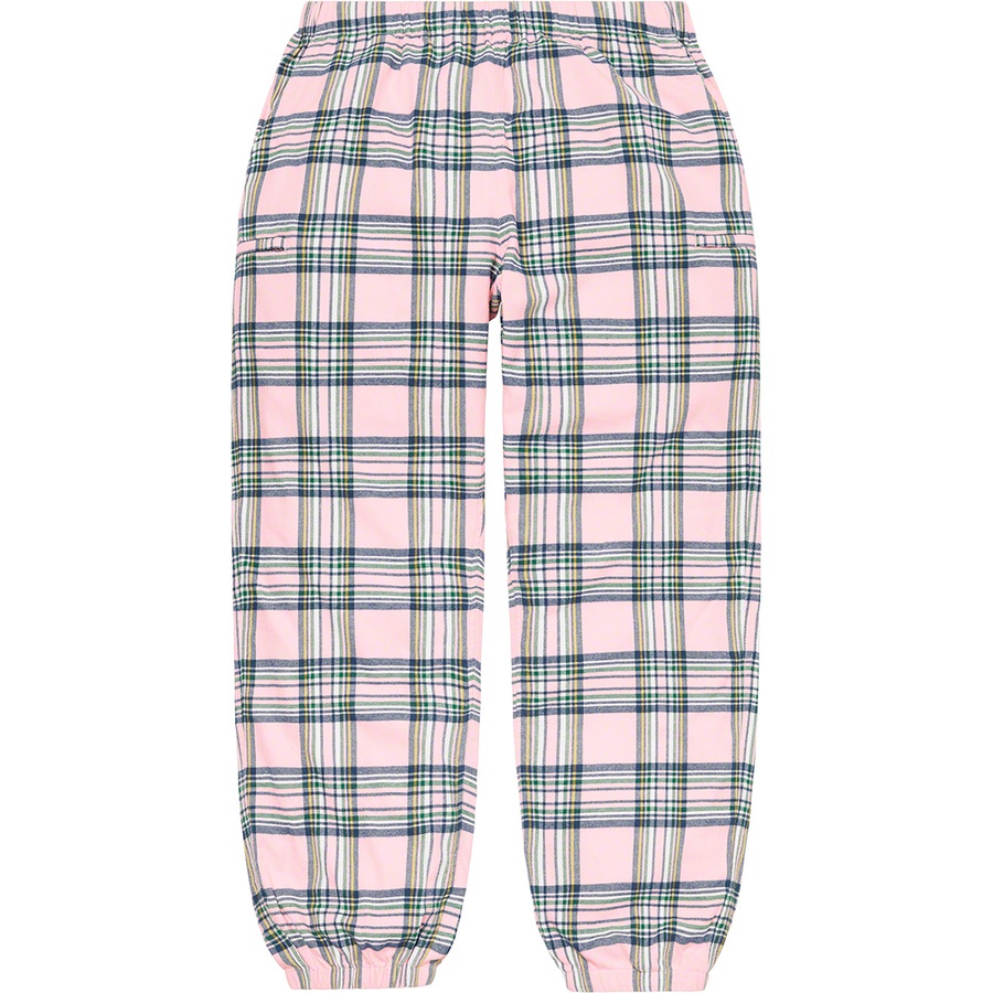 Details on Tartan Flannel Skate Pant Pale Pink from fall winter
                                                    2020 (Price is $128)