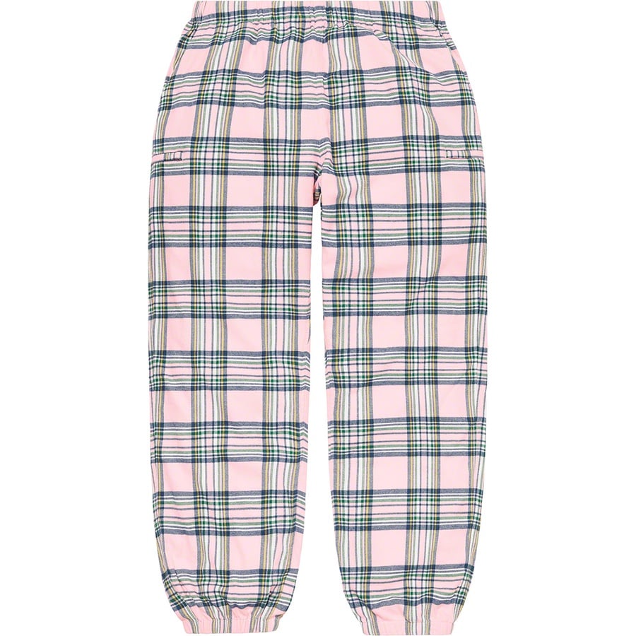 Details on Tartan Flannel Skate Pant Pale Pink from fall winter
                                                    2020 (Price is $128)