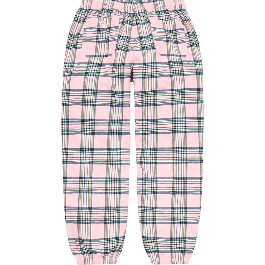 Details on Tartan Flannel Skate Pant Pale Pink from fall winter
                                                    2020 (Price is $128)