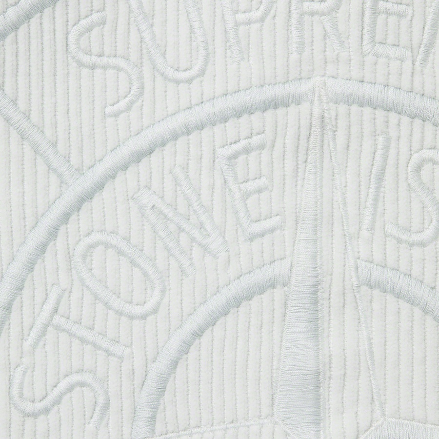 Details on Supreme Stone Island Corduroy Jacket Stone from fall winter
                                                    2020 (Price is $658)