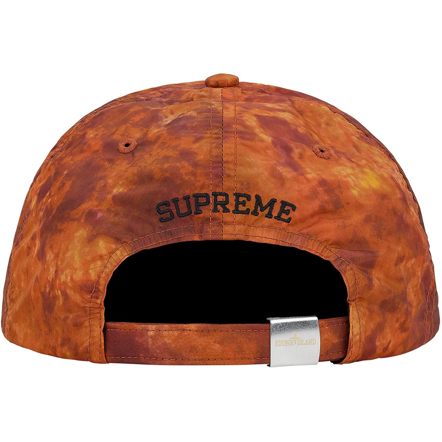 Details on Supreme Stone Island Nylon 6-Panel Coral from fall winter
                                                    2020 (Price is $66)