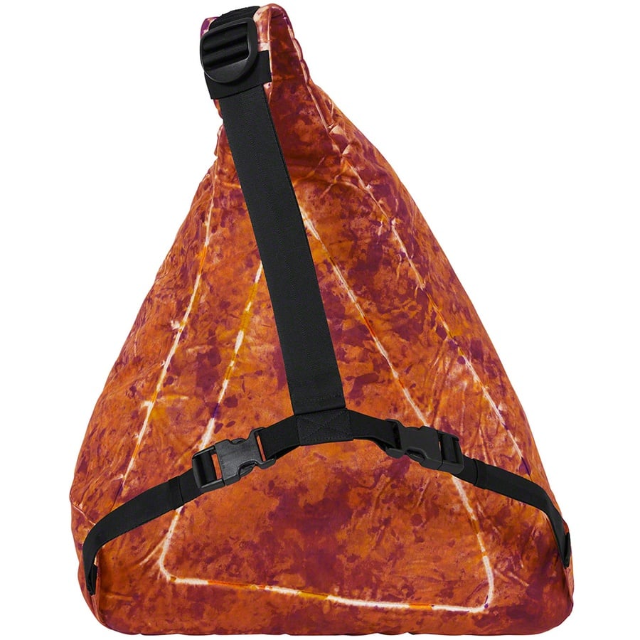 Details on Supreme Stone Island Painted Camo Nylon Shoulder Bag Coral from fall winter
                                                    2020 (Price is $298)