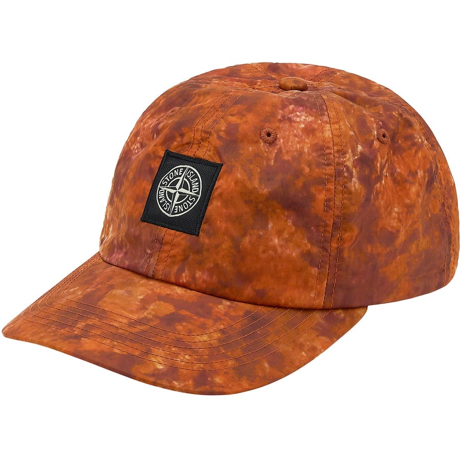 Details on Supreme Stone Island Nylon 6-Panel Coral from fall winter
                                                    2020 (Price is $66)