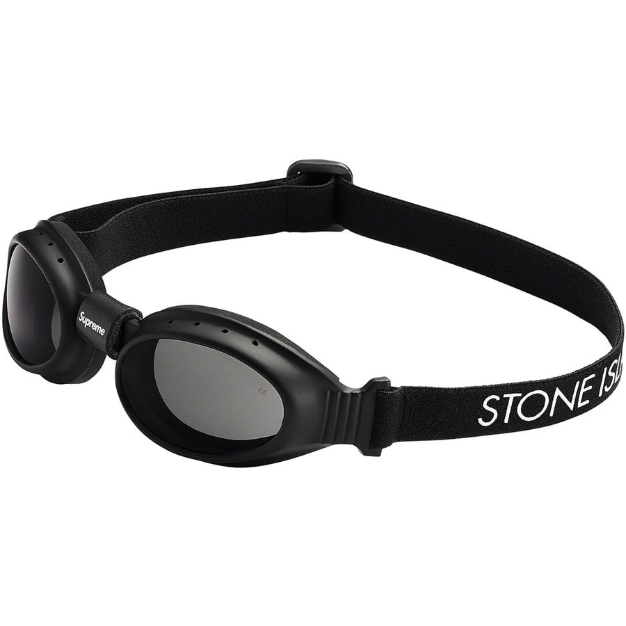 Details on Supreme Stone Island Baruffaldi Rek Goggles Black from fall winter
                                                    2020 (Price is $78)