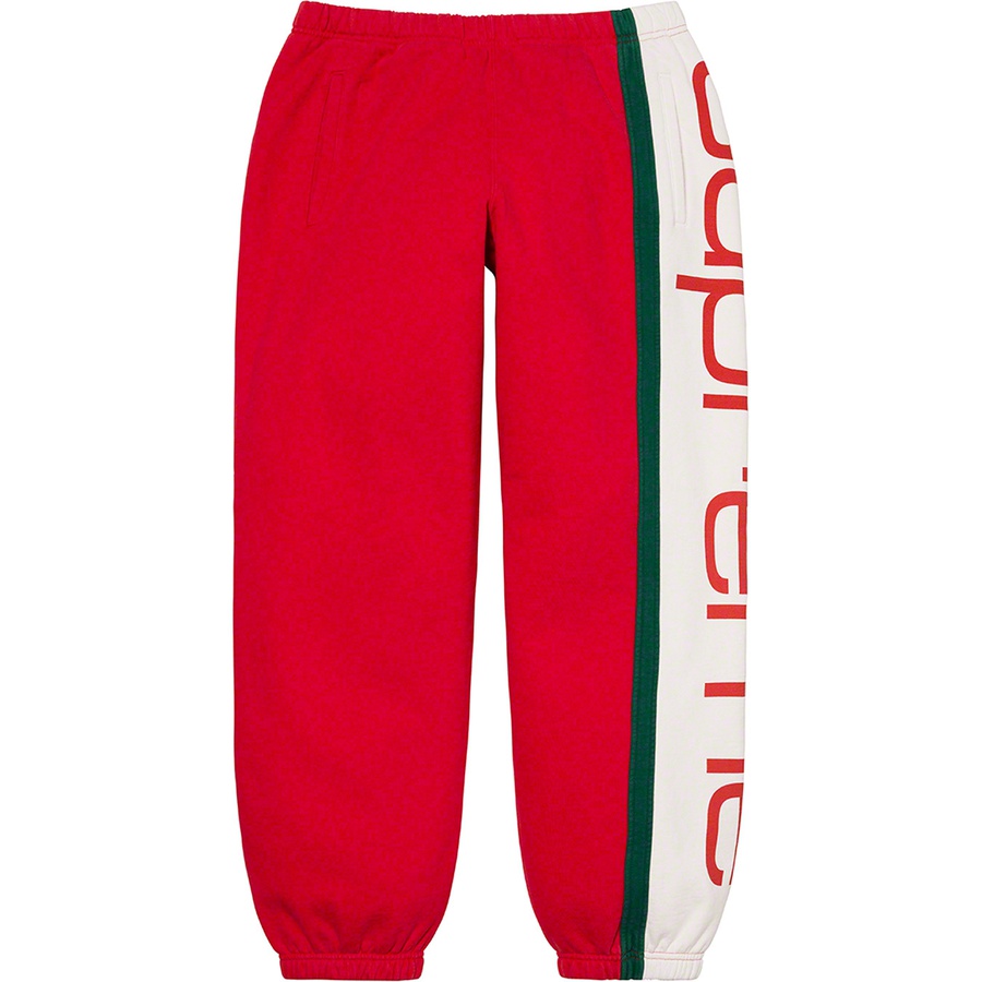 Details on Big Logo Paneled Sweatpant Red from fall winter
                                                    2020 (Price is $148)