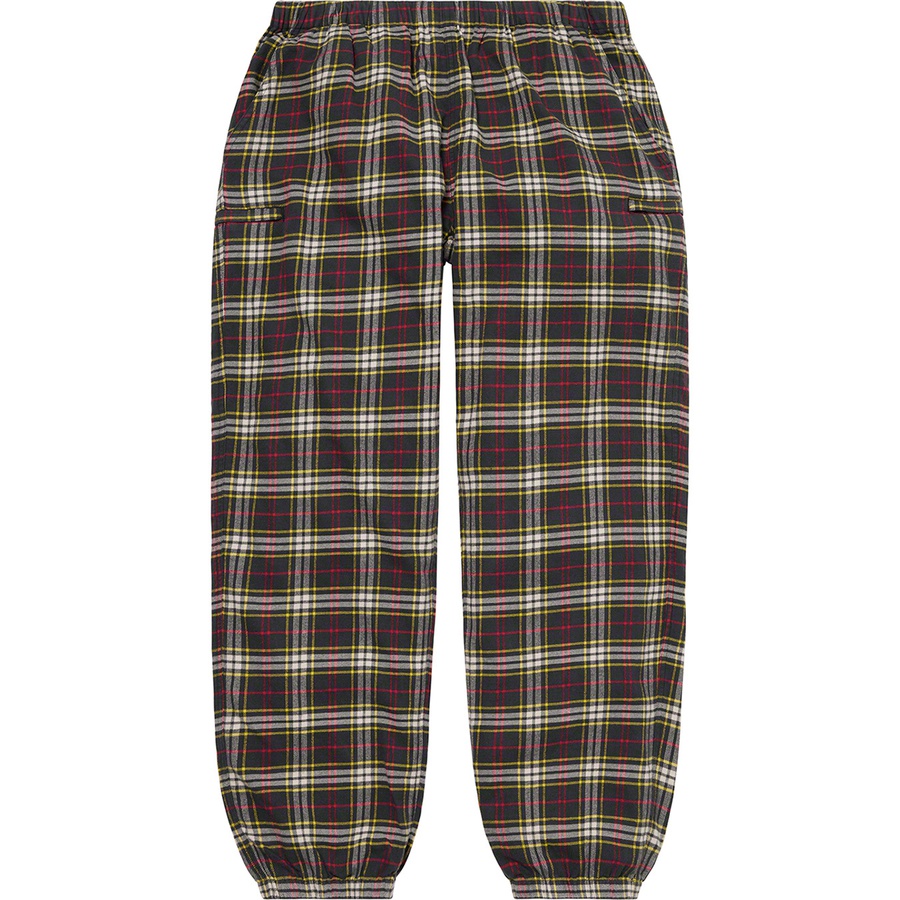 Details on Tartan Flannel Skate Pant Black from fall winter
                                                    2020 (Price is $128)