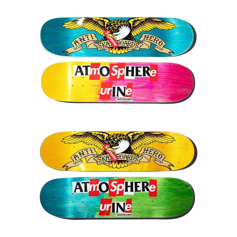 Supreme Supreme ANTIHERO Skateboard releasing on Week 14 for fall winter 20