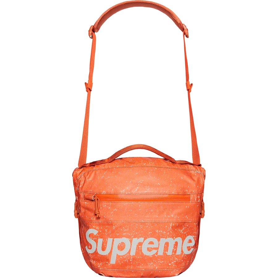 Details on Waterproof Reflective Speckled Shoulder Bag Orange from fall winter 2020 (Price is $98)