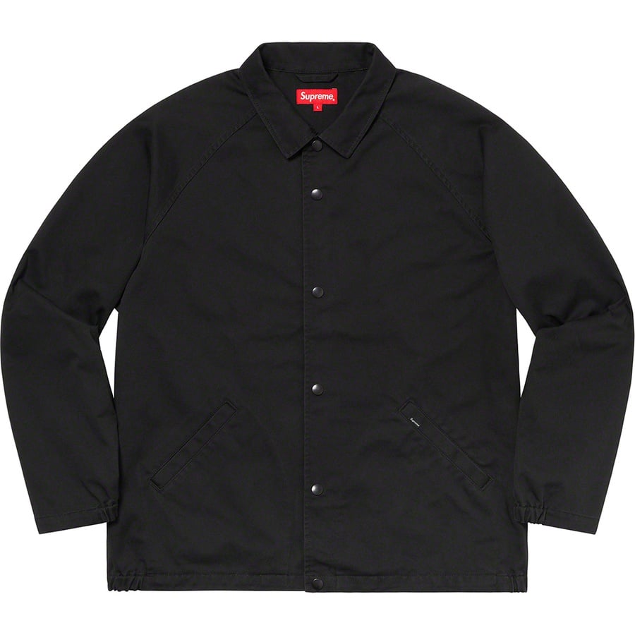 Details on Supreme ANTIHERO Snap Front Twill Jacket Black from fall winter
                                                    2020 (Price is $168)