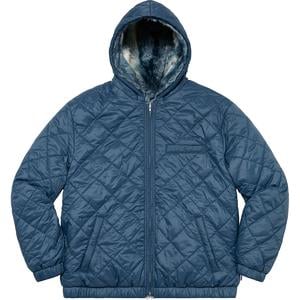 supreme faux fur jacket