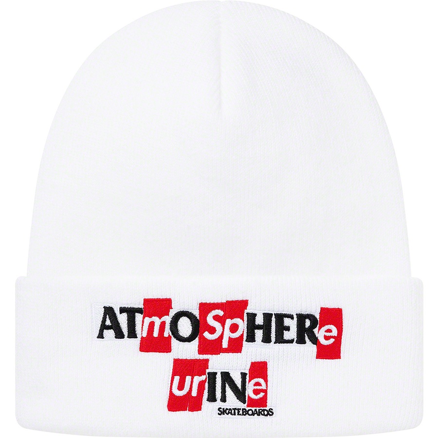 Details on Supreme ANTIHERO Beanie White from fall winter 2020 (Price is $38)