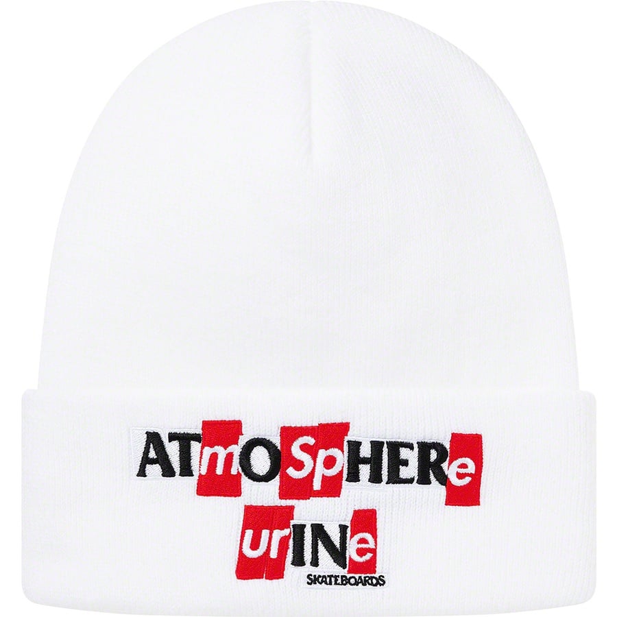 Details on Supreme ANTIHERO Beanie White from fall winter
                                                    2020 (Price is $38)