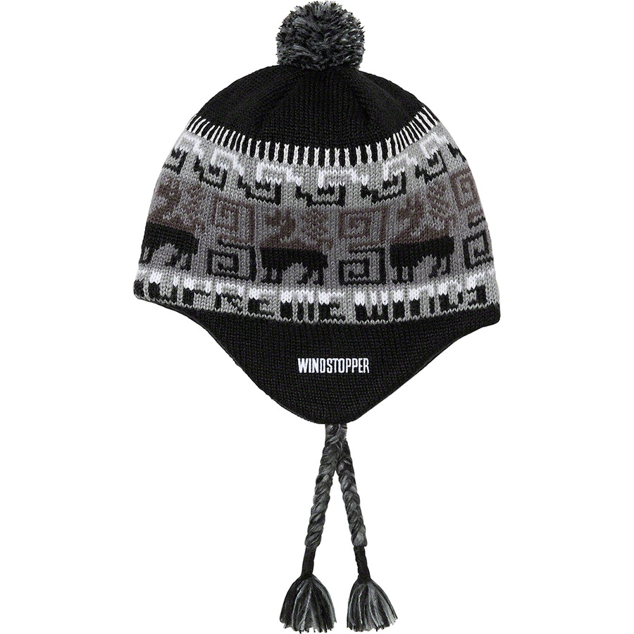 Details on Chullo WINDSTOPPER Earflap Beanie Black from fall winter
                                                    2020 (Price is $48)