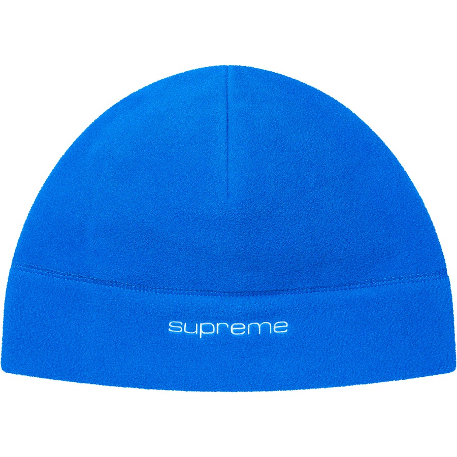 Details on Polartec Beanie Bright Blue from fall winter 2020 (Price is $34)