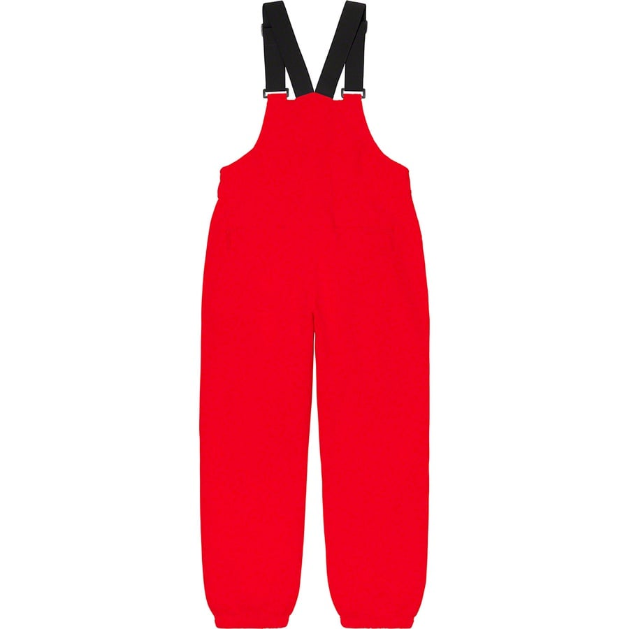 Details on Polartec Overalls Red from fall winter
                                                    2020 (Price is $168)