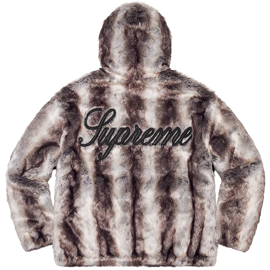 Details on Faux Fur Reversible Hooded Jacket Black from fall winter
                                                    2020 (Price is $388)