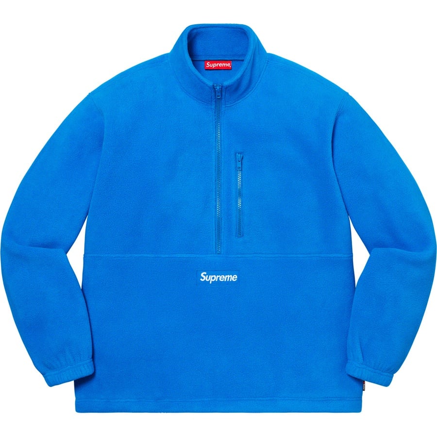 Details on Polartec Half Zip Pullover Bright Blue from fall winter
                                                    2020 (Price is $128)