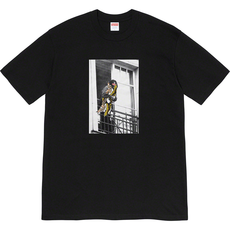 Details on Supreme ANTIHERO Balcony Tee Black from fall winter 2020 (Price is $44)
