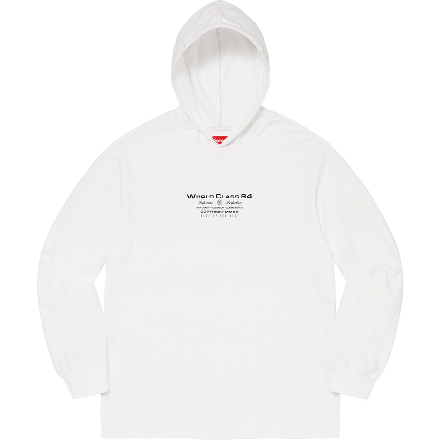 Details on Best Of The Best Hooded L S Top White from fall winter
                                                    2020 (Price is $88)
