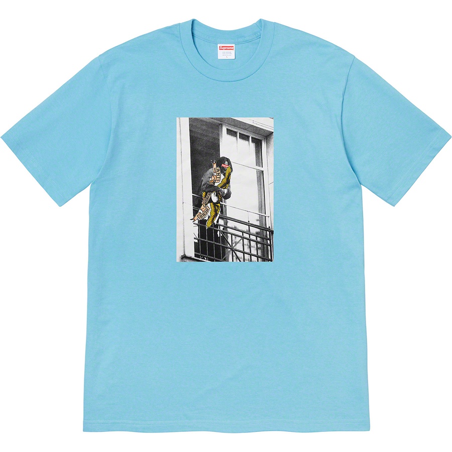 Details on Supreme ANTIHERO Balcony Tee Light Slate from fall winter 2020 (Price is $44)