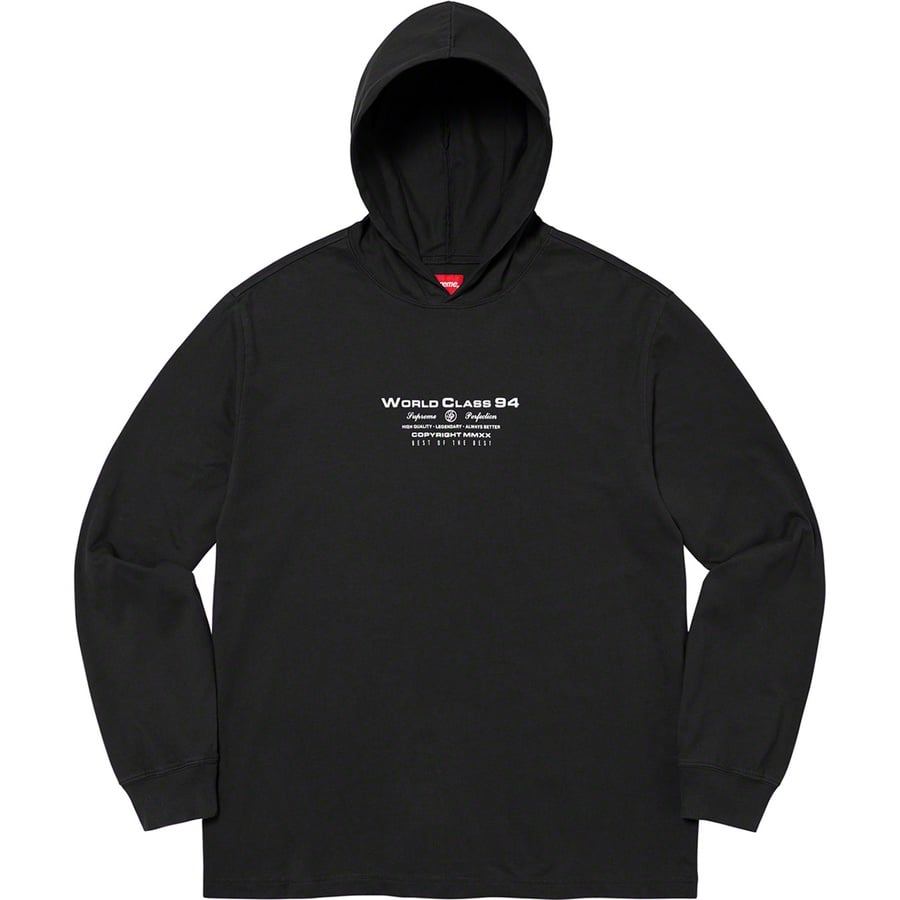 Details on Best Of The Best Hooded L S Top Black from fall winter 2020 (Price is $88)