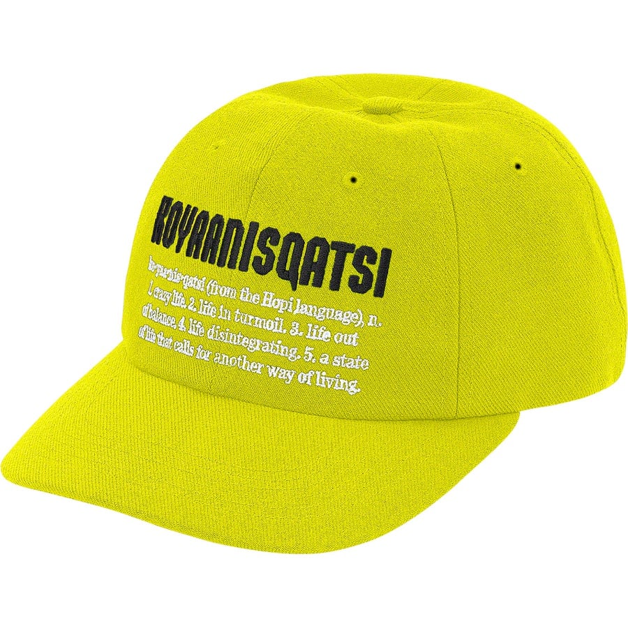Details on Koyaanisqatsi 6-Panel Lime from fall winter
                                                    2020 (Price is $48)