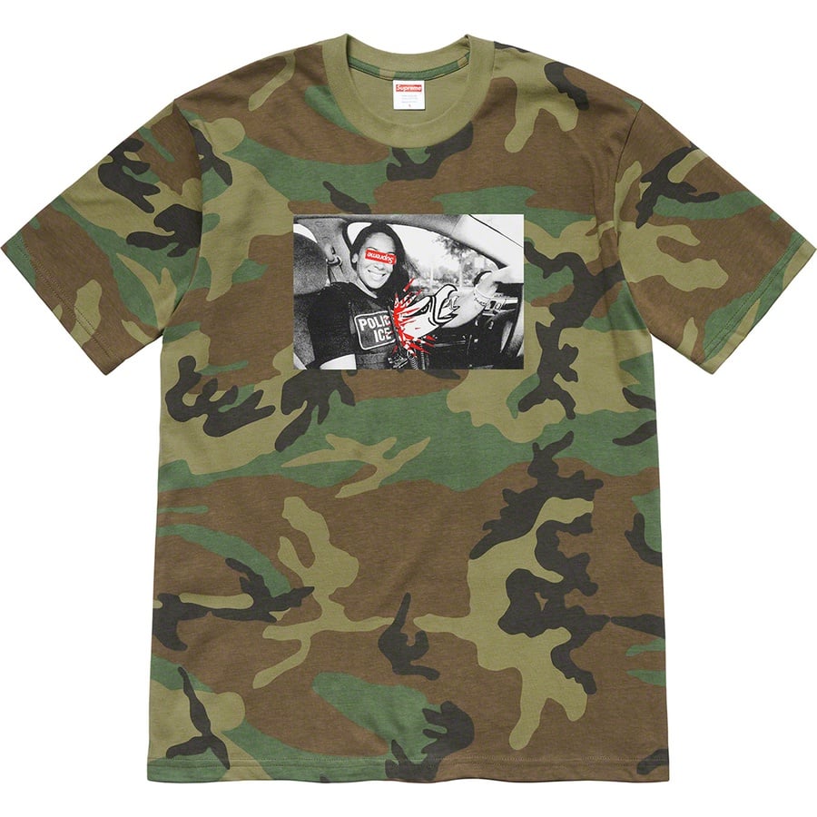 Details on Supreme ANTIHERO ICE Tee Woodland Camo from fall winter
                                                    2020 (Price is $44)