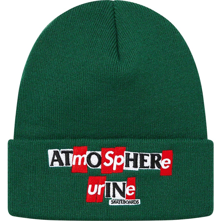 Details on Supreme ANTIHERO Beanie Dark Green from fall winter
                                                    2020 (Price is $38)