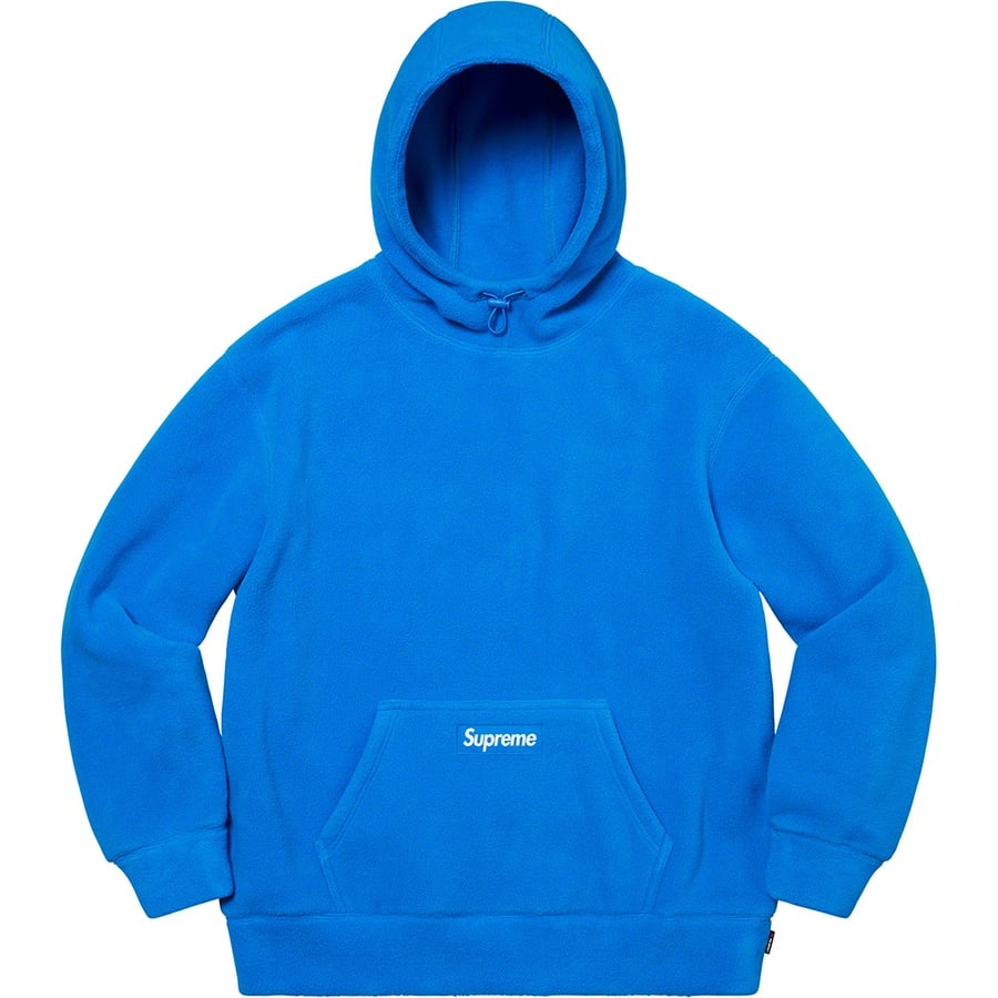 Details on Polartec Hooded Sweatshirt Bright Blue from fall winter
                                                    2020 (Price is $148)