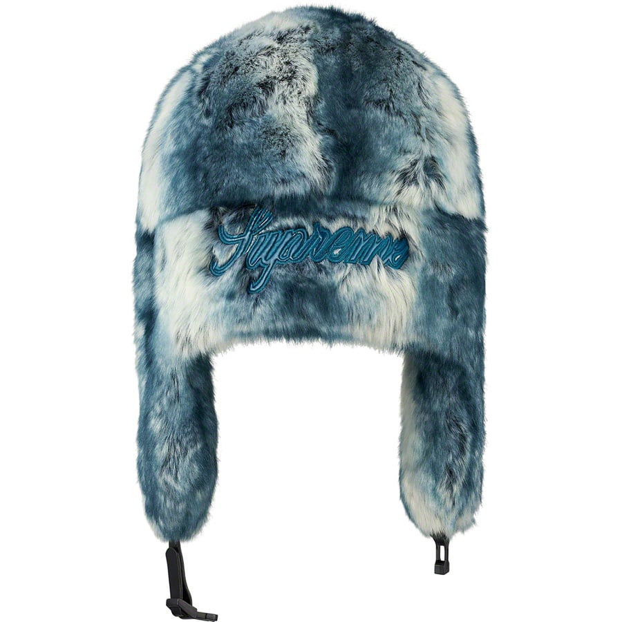 Details on Faux Fur Trooper Ice Blue from fall winter
                                                    2020 (Price is $98)