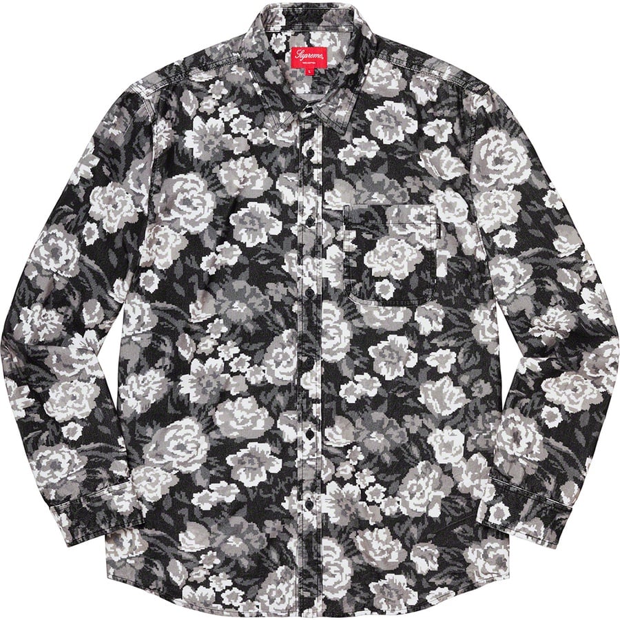 Details on Digi Floral Corduroy Shirt Black from fall winter
                                                    2020 (Price is $128)