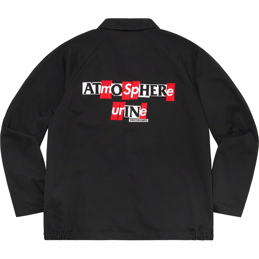 Details on Supreme ANTIHERO Snap Front Twill Jacket Black from fall winter
                                                    2020 (Price is $168)