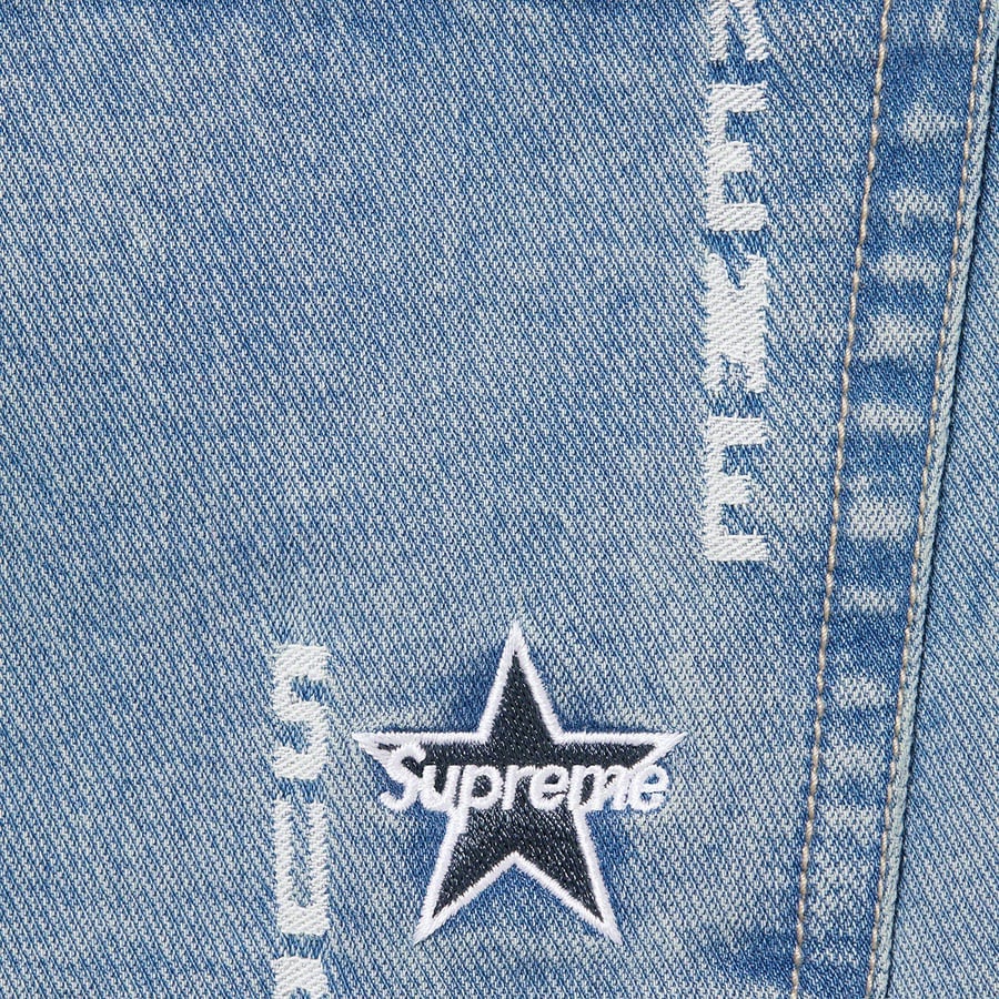 Details on Logo Stripe Jacquard Regular Jean Blue from fall winter
                                                    2020 (Price is $168)