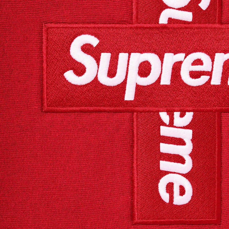 Details on Cross Box Logo Hooded Sweatshirt Red from fall winter
                                                    2020 (Price is $168)